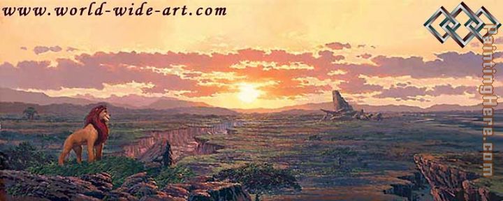 Rodel Gonzalez The Lion King Kingdom Pride painting - 2011 Rodel Gonzalez The Lion King Kingdom Pride art painting